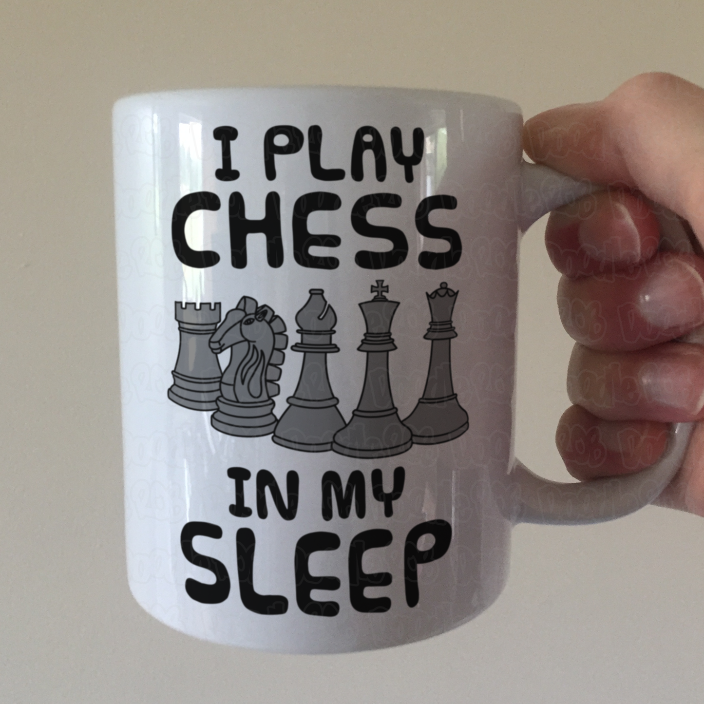 Funny Chess Mug - I Play Chess In My Sleep - Chess Player Gift
