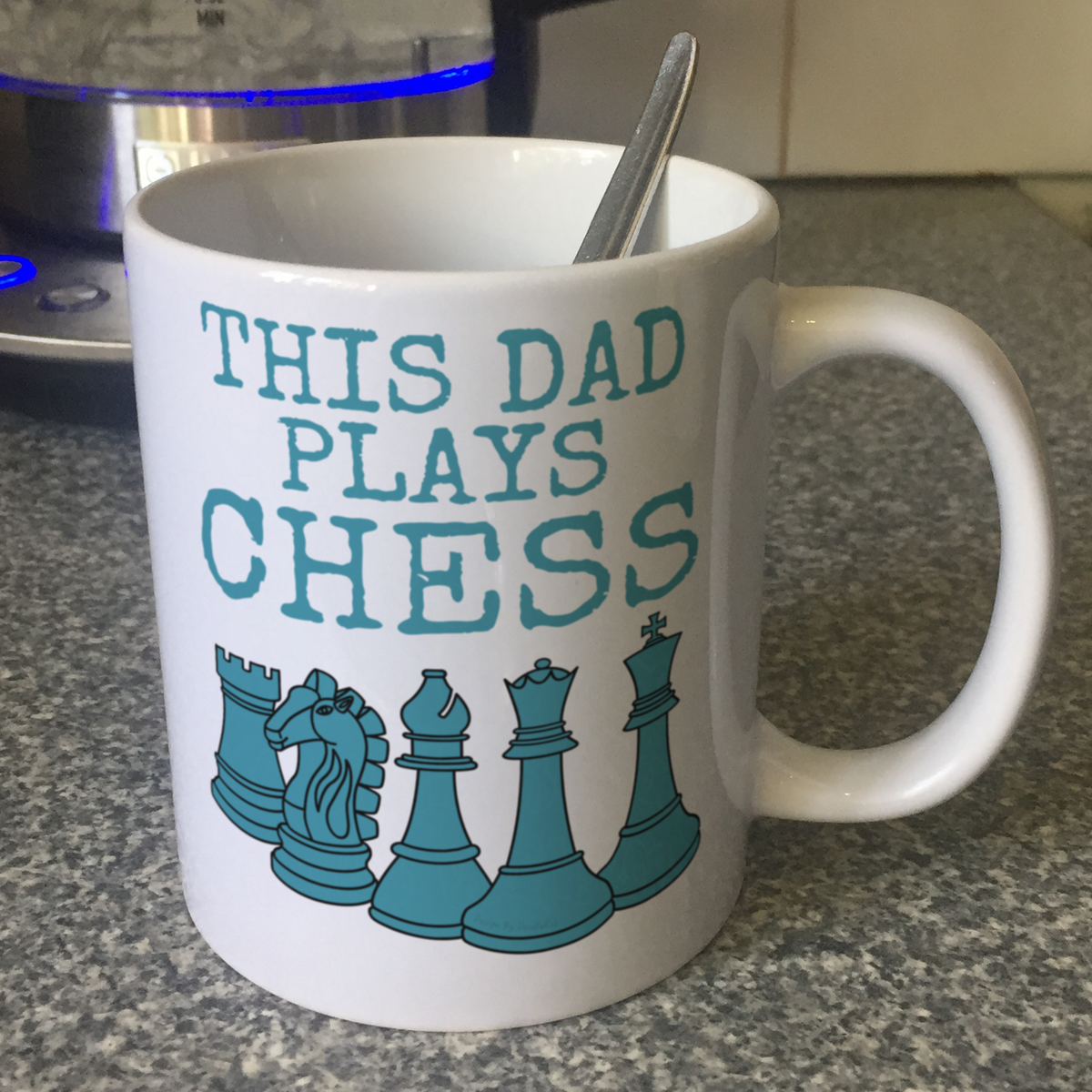 Chess Father's Day Mug - This Dad Plays Chess