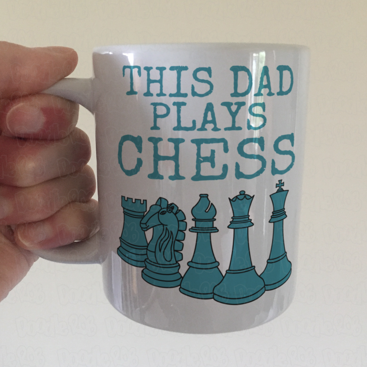 Chess Father's Day Mug - This Dad Plays Chess
