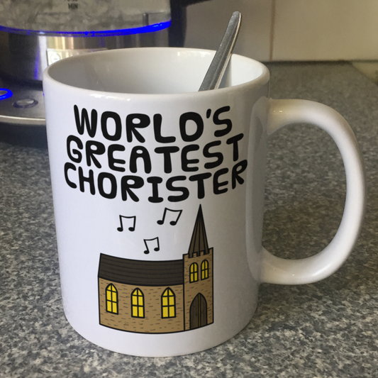 Church Chorister Mug - World's Greatest Chorister - Funny Gift For Church Singer