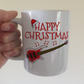 Bass Guitar Christmas Mug - Bassist Xmas Gift - Bass Teacher Mug