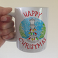 Chess Christmas Mug - Queen Chess Piece Mug - Xmas Gift For Chess Player