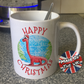Diplodocus Christmas Mug - Dinosaur Xmas Mug - Christmas Gift For Boy