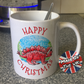Stegosaurus Christmas Mug - Dinosaur Xmas Mug - Christmas Gift For Boy