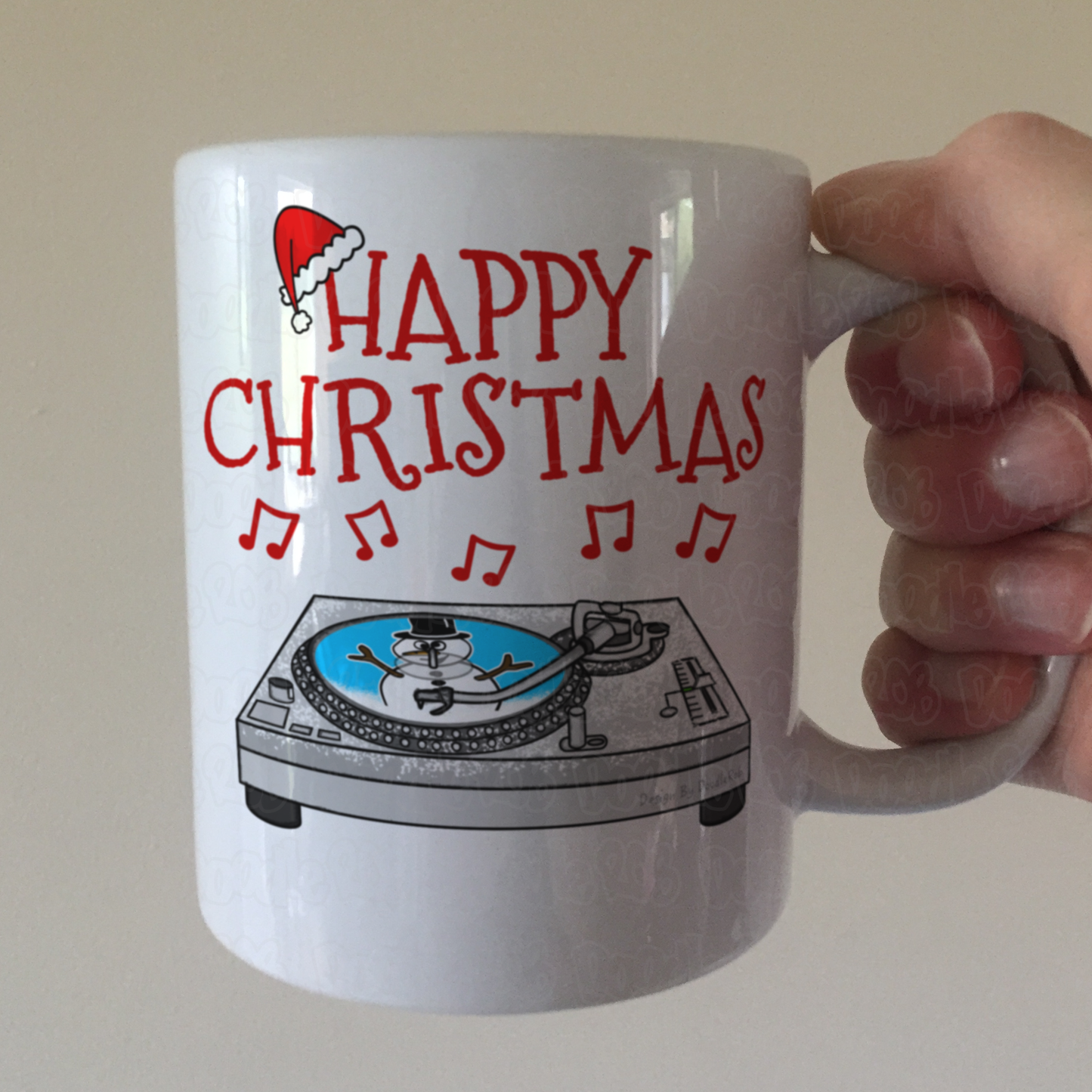 DJ Christmas Mug - Xmas Gift For DJ - Music Producer Gift