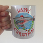 Helicopter Christmas Mug - Xmas Gift For Pilot - Aviation Enthusiast - Christmas Gift For Boy