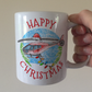 Helicopter Christmas Mug - Xmas Gift For Pilot - Aviation Enthusiast - Christmas Gift For Boy