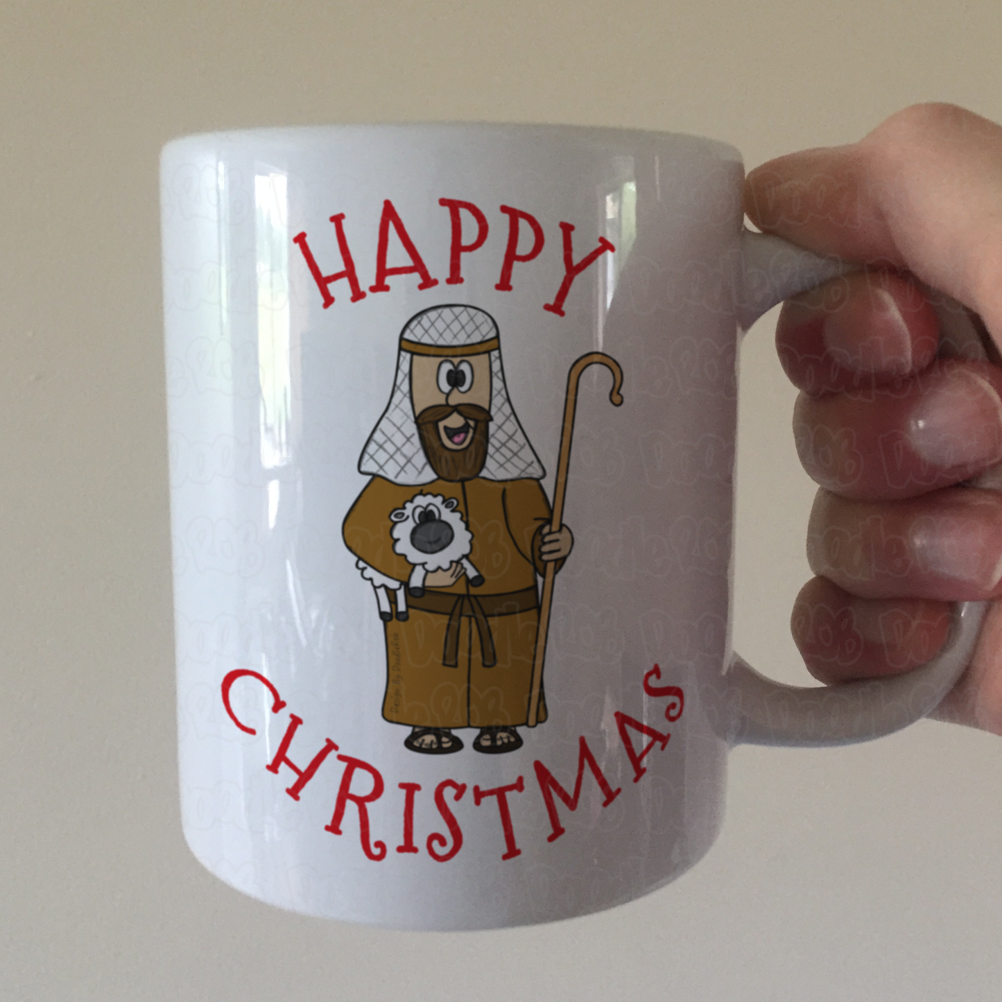 Christmas Shepherd Mug - Christian Nativity Mug - Church Christmas Gift