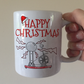 Physics Christmas Mug - Xmas Gift For Physicist - Science Teacher Gift