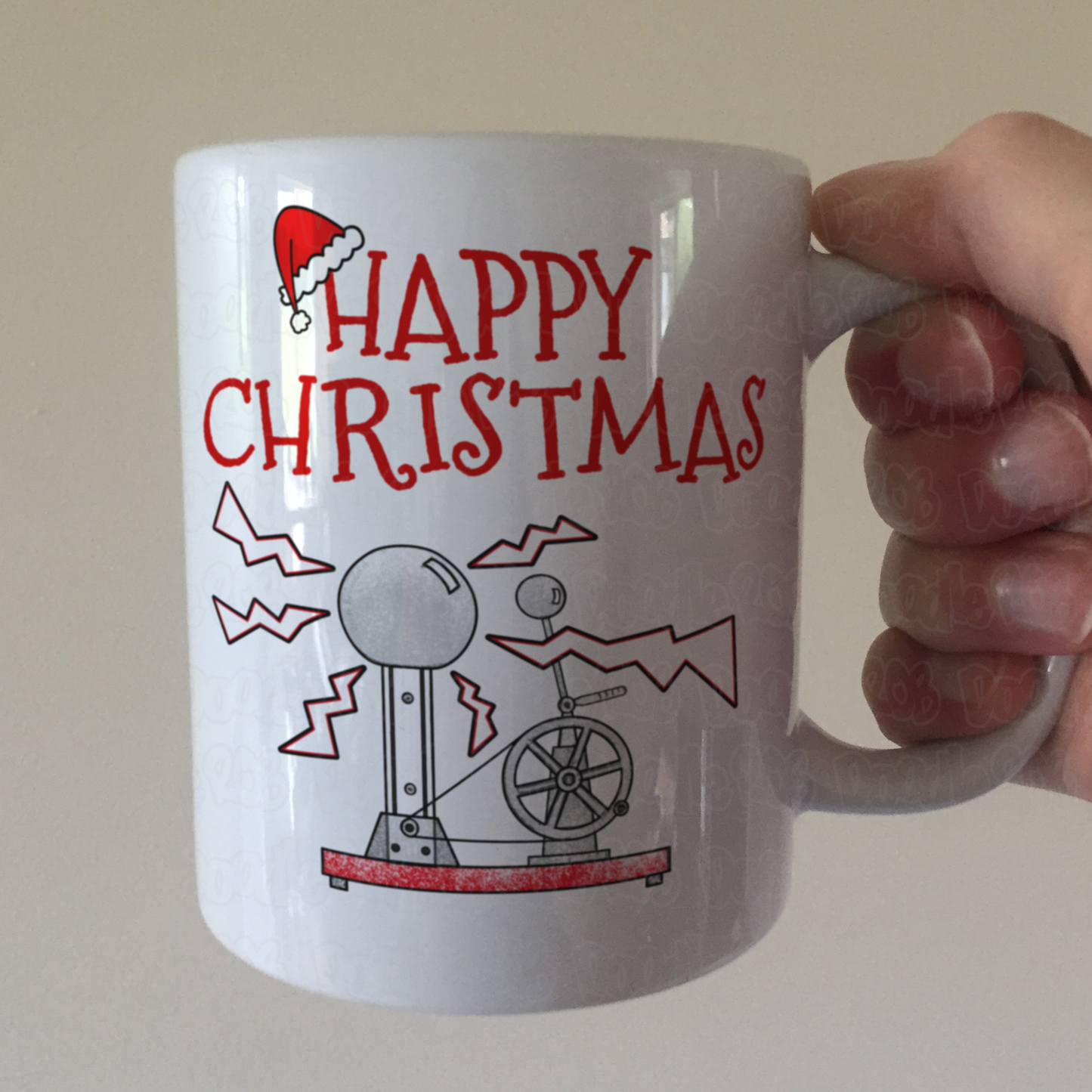 Physics Christmas Mug - Xmas Gift For Physicist - Science Teacher Gift
