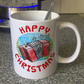 Accordion Christmas Mug - Accordionist Xmas Gift - Folk Musician Xmas Mug