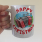 Accordion Christmas Mug - Accordionist Xmas Gift - Folk Musician Xmas Mug