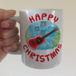 Acoustic Guitar Christmas Mug - Guitarist Xmas Gift - Guitar Teacher Mug