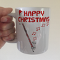 Bass Clarinet Christmas Mug - Bass Clarinetist Mug - Woodwind Musician Xmas Gift