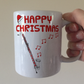 Bass Clarinet Christmas Mug - Bass Clarinetist Mug - Woodwind Musician Xmas Gift