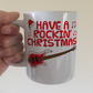 Bass Guitar Christmas Mug - Have A Rockin' Christmas - Bassist Xmas Gift - Bass Teacher Mug