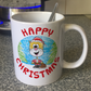 Cat Christmas Mug - Cat Lover Xmas Gift - Santa Claus Mug - Funny Animal Xmas Gift
