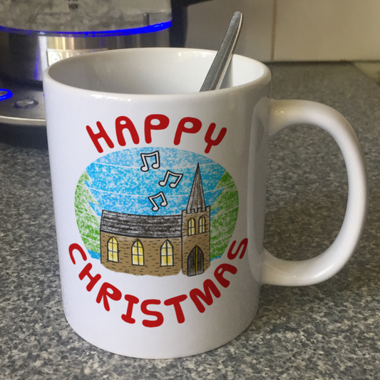 Church Christmas Mug - Christian Minister Mug - Gift For Vicar - Church Choir Gift