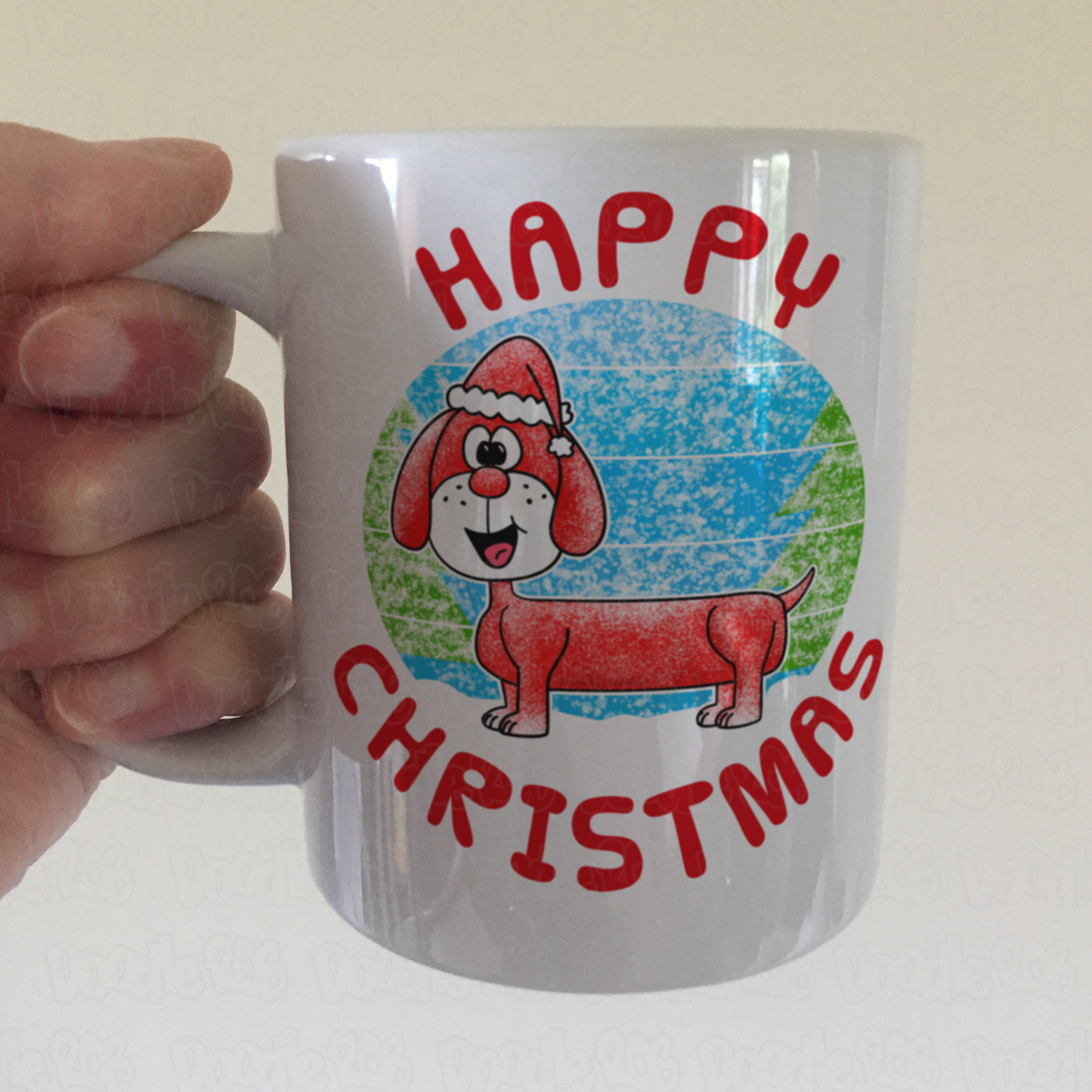 Dachshund Christmas Mug - Sausage Dog Xmas Mug - Christmas Gift For Dog Lover