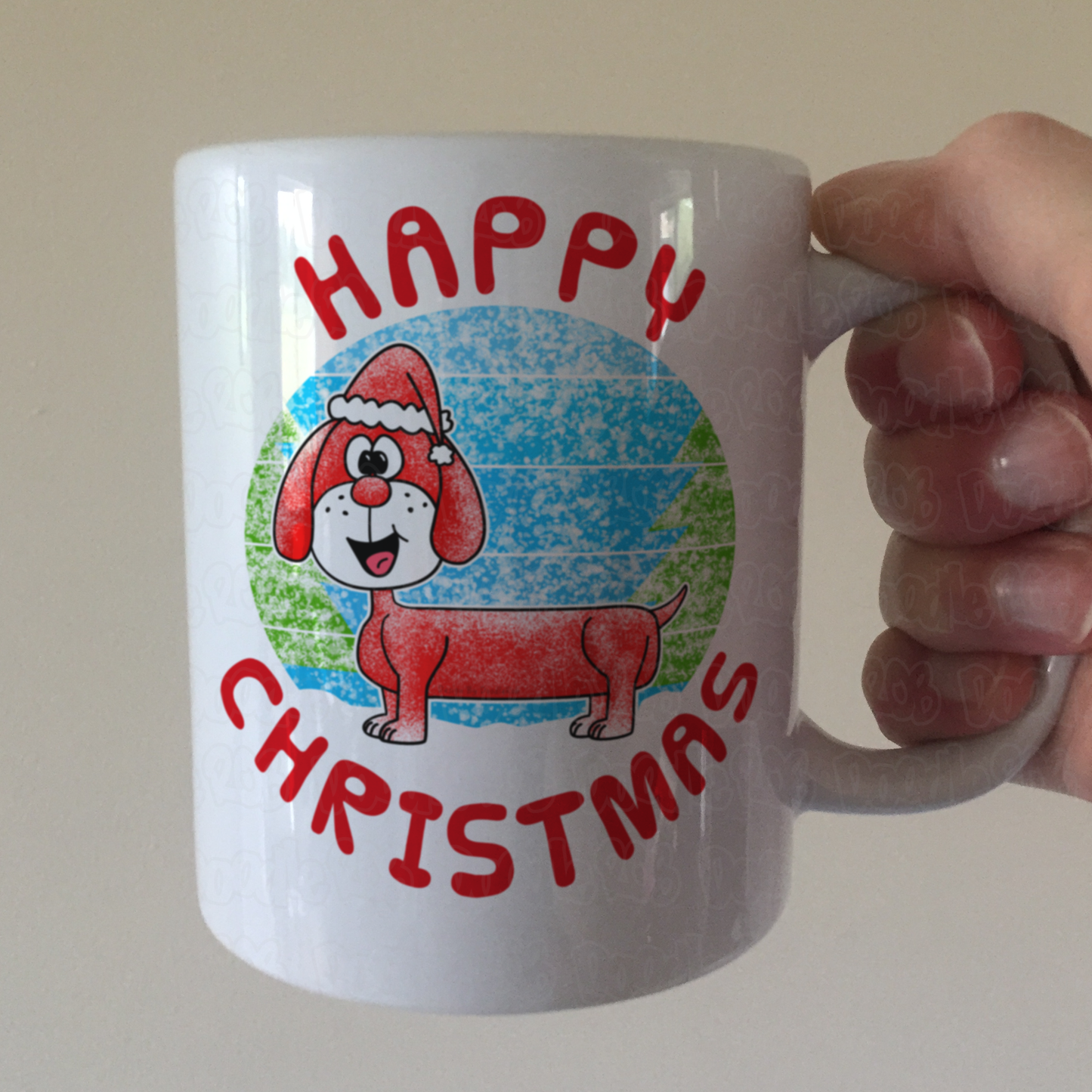 Dachshund Christmas Mug - Sausage Dog Xmas Mug - Christmas Gift For Dog Lover