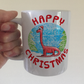 Diplodocus Christmas Mug - Dinosaur Xmas Mug - Christmas Gift For Boy