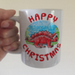 Stegosaurus Christmas Mug - Dinosaur Xmas Mug - Christmas Gift For Boy