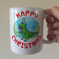 Dinosaur Christmas Mug - T-Rex Xmas Mug - Christmas Gift For Boy