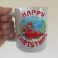 Triceratops Christmas Mug - Dinosaur Xmas Mug - Christmas Gift For Boy