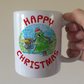 Disc Golf Christmas Mug - Xmas Gift For Disc Golfer - Frisbee Golf Christmas Gift