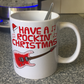 Electric Guitar Christmas Mug - Have A Rockin' Christmas - Guitarist Xmas Gift - Guitar Teacher Mug