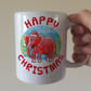 Elephant Christmas Mug - Wildlife Xmas Mug - Christmas Gift For Animal Lover