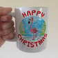 Flamingo Christmas Mug - Wildlife Xmas Mug - Christmas Gift For Animal Lover