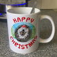 Hedgehog Christmas Mug - Wildlife Xmas Mug - Christmas Gift For Animal Lover