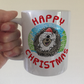 Hedgehog Christmas Mug - Wildlife Xmas Mug - Christmas Gift For Animal Lover