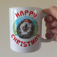 Hedgehog Christmas Mug - Wildlife Xmas Mug - Christmas Gift For Animal Lover
