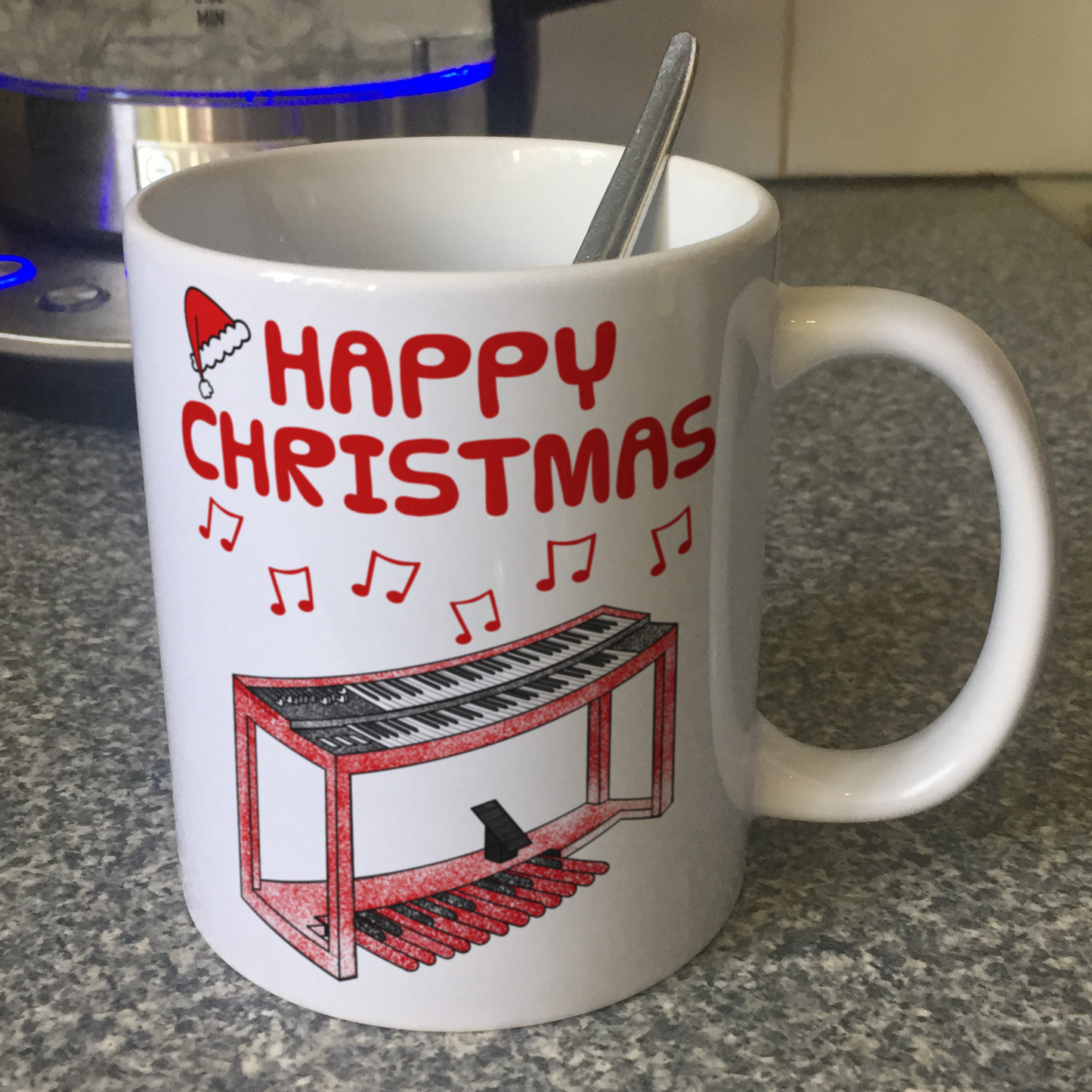 Jazz Organist Christmas Mug - Organ Xmas Mug - Organ Teacher Gift - Rock Organist Mug