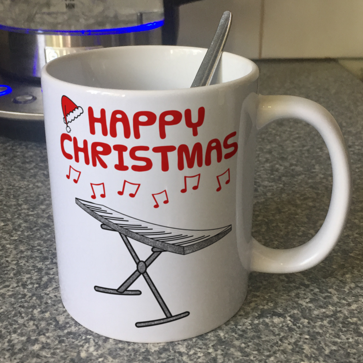 Keyboard Christmas Mug - Keyboardist Xmas Gift - Synth Player Christmas Gift