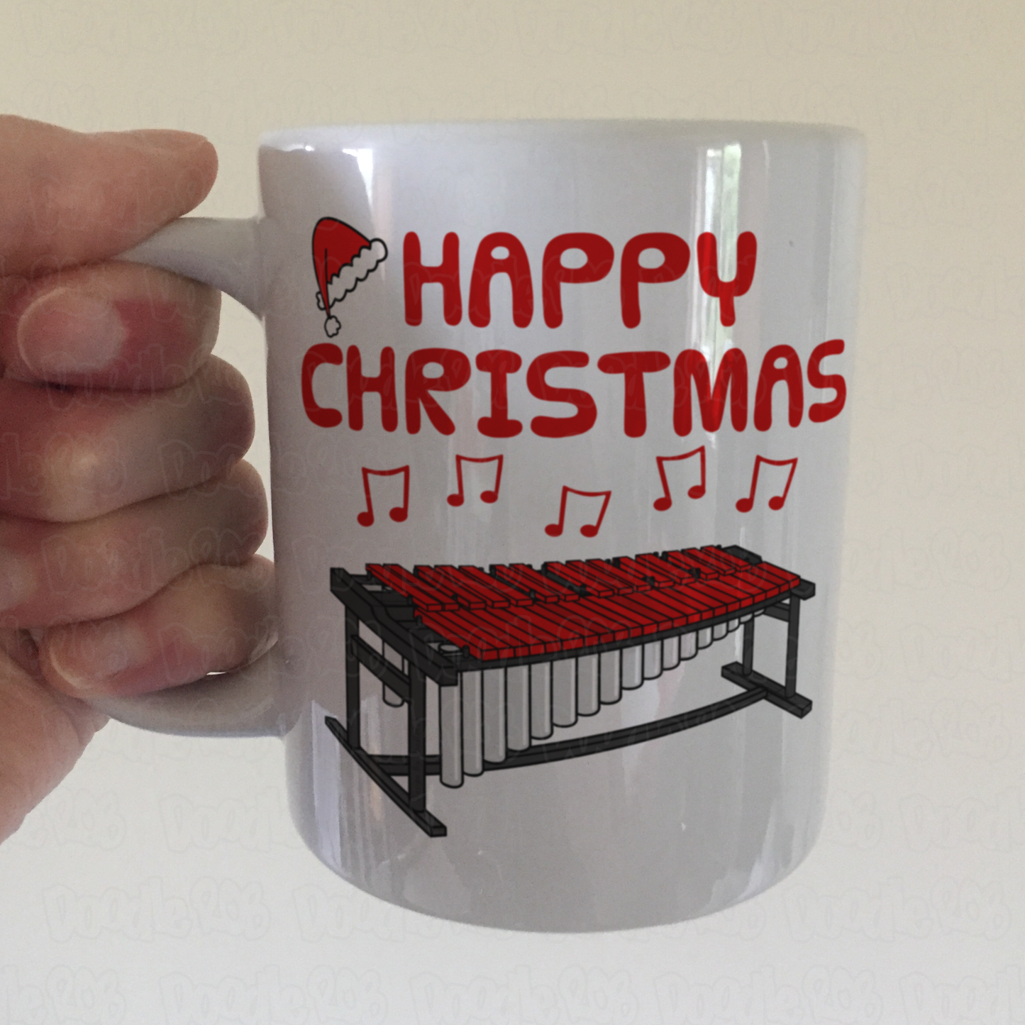 Marimba Christmas Mug - Marimbist Gift - Percussionist Xmas Gift