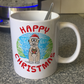 Meerkat Christmas Mug - Wildlife Lover Xmas Gift - Funny Meerkat Gift