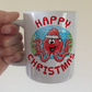 Octopus Christmas Mug - Wildlife Xmas Mug - Christmas Gift For Animal Lover