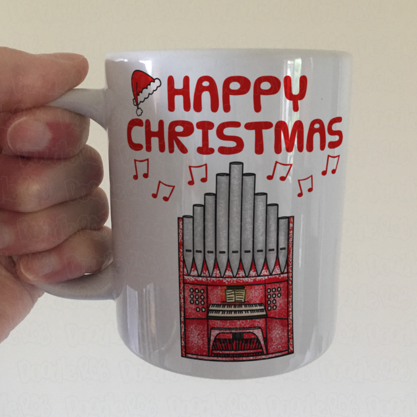 Organist Christmas Mug - Church Organ Mug - Organist Xmas Gift - Organ Teacher Gift