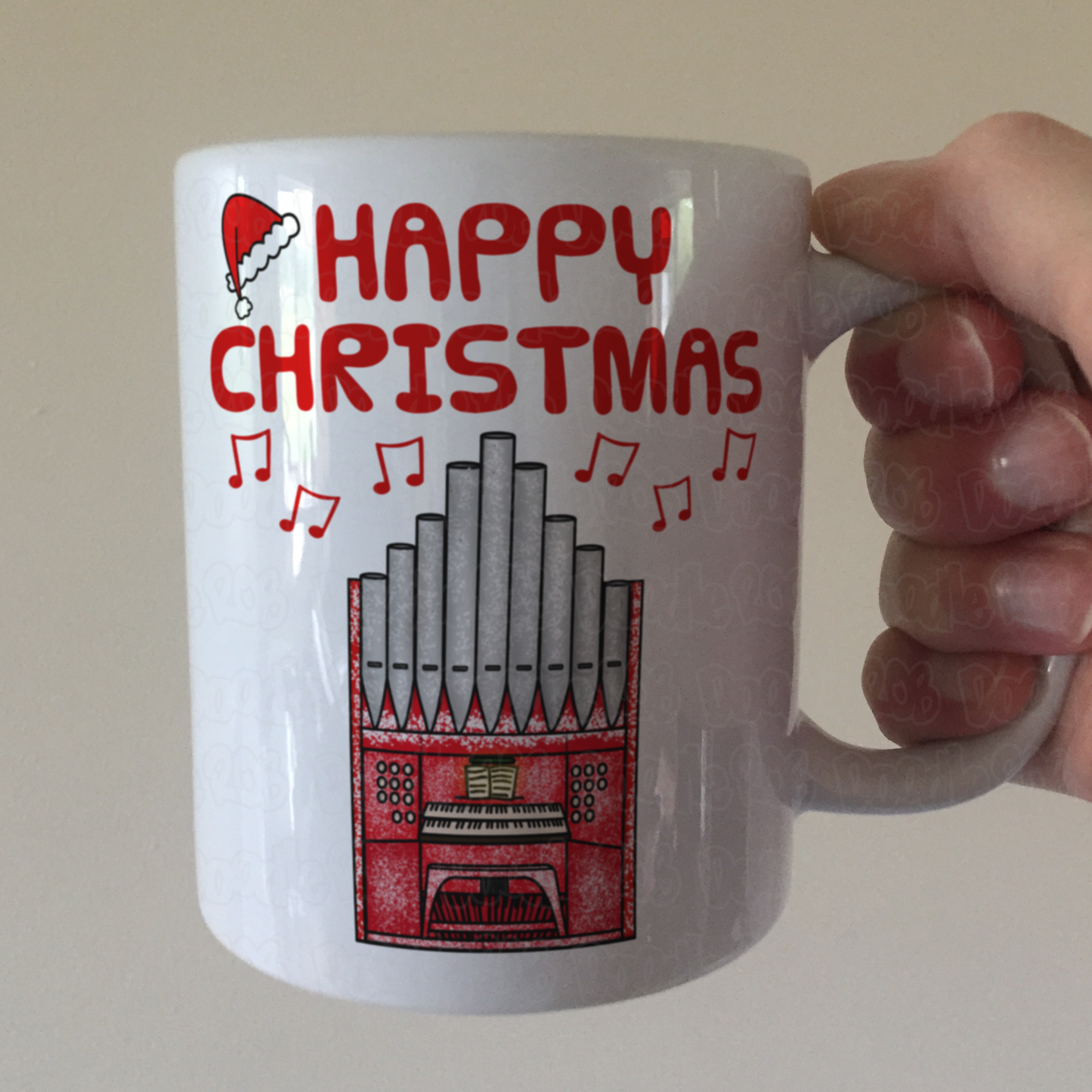 Organist Christmas Mug - Church Organ Mug - Organist Xmas Gift - Organ Teacher Gift