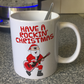 Guitarist Christmas Mug - Santa Playing Acoustic Guitar - Songwriter Xmas Gift