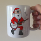 Banjo Christmas Mug - Santa Playing Banjo - Banjoist Xmas Gift - Folk Musician Mug