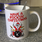 Drummer Christmas Mug - Santa Playing Drums - Drum Teacher Xmas Gift