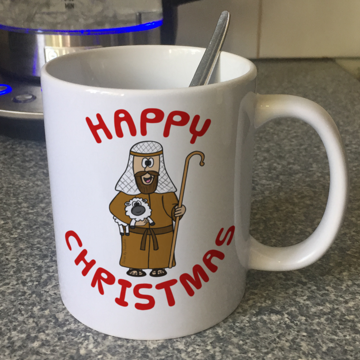 Christmas Shepherd Mug - Christian Nativity Mug - Church Christmas Gift