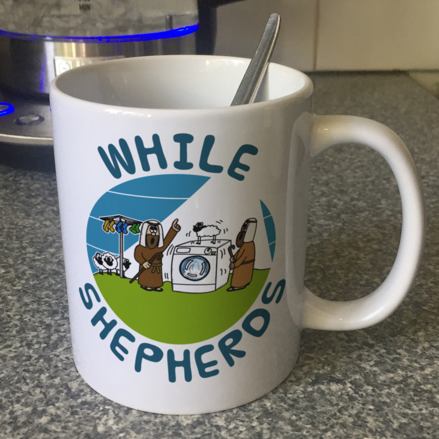 Christmas Shepherds Mug - Funny Nativity Mug - Church Christmas Gift