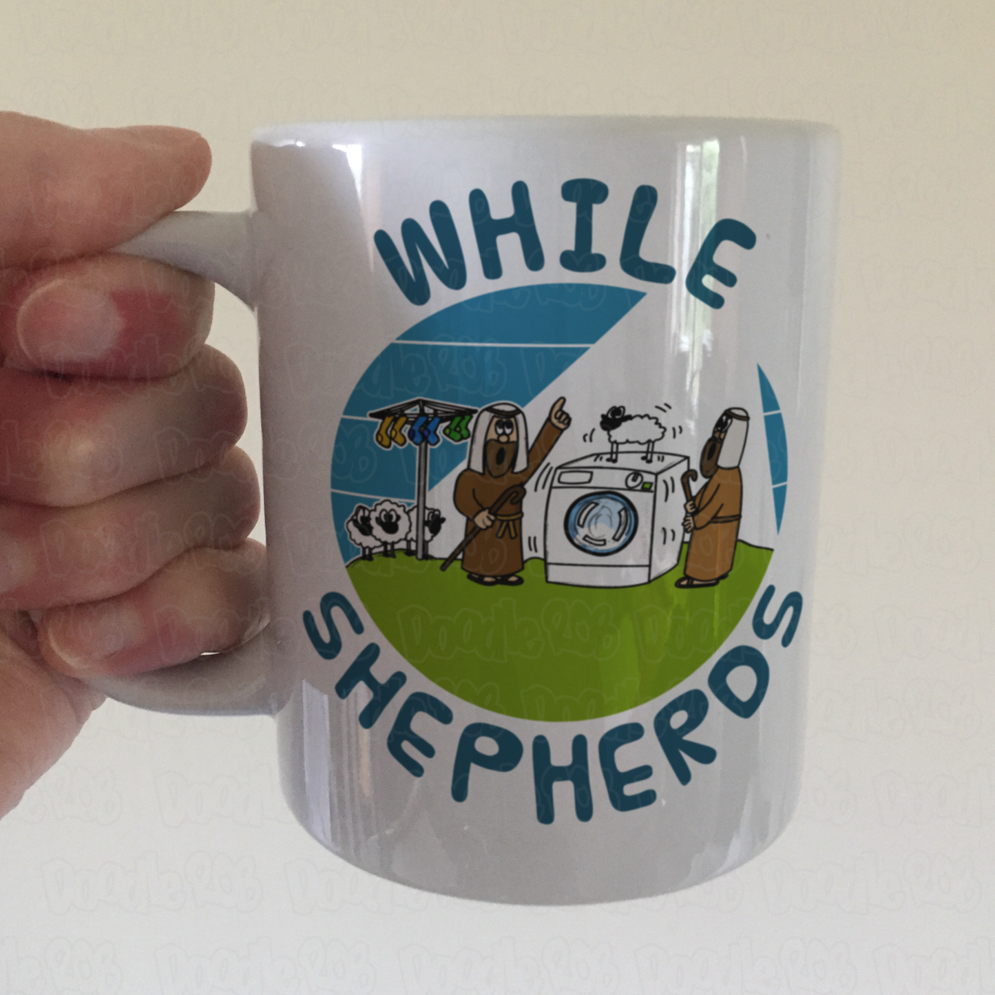 Christmas Shepherds Mug - Funny Nativity Mug - Church Christmas Gift