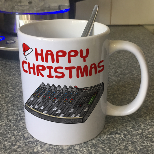 Sound Engineer Christmas Mug - Xmas Gift For Sound Guy - Audio Engineer Gift