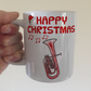 Tenor Horn Christmas Mug - Gift For Horn Player - Brass Musician Xmas Gift